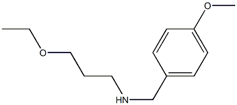 (3-ethoxypropyl)[(4-methoxyphenyl)methyl]amine 구조식 이미지