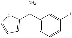 (3-iodophenyl)(thiophen-2-yl)methanamine Structure