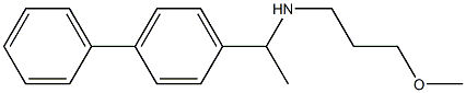 (3-methoxypropyl)[1-(4-phenylphenyl)ethyl]amine Structure