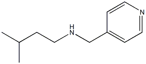 (3-methylbutyl)(pyridin-4-ylmethyl)amine Structure