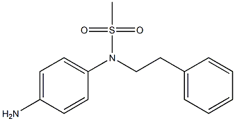 (4-aminophenyl)-N-(2-phenylethyl)methanesulfonamide Structure