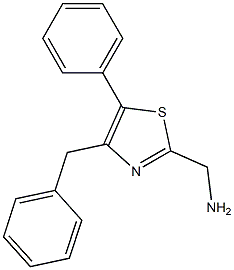 (4-benzyl-5-phenyl-1,3-thiazol-2-yl)methanamine 구조식 이미지