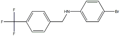 (4-bromophenyl)[4-(trifluoromethyl)phenyl]methylamine Structure