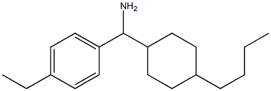(4-butylcyclohexyl)(4-ethylphenyl)methanamine Structure