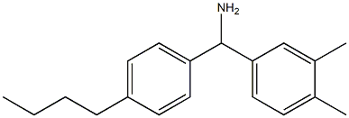 (4-butylphenyl)(3,4-dimethylphenyl)methanamine 구조식 이미지