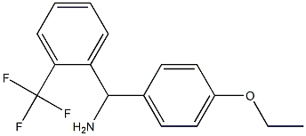 (4-ethoxyphenyl)[2-(trifluoromethyl)phenyl]methanamine Structure