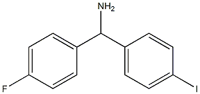 (4-fluorophenyl)(4-iodophenyl)methanamine Structure