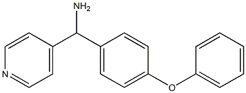 (4-phenoxyphenyl)(pyridin-4-yl)methanamine 구조식 이미지