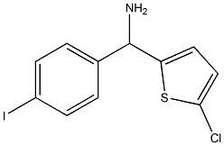 (5-chlorothiophen-2-yl)(4-iodophenyl)methanamine Structure