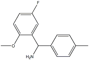 (5-fluoro-2-methoxyphenyl)(4-methylphenyl)methanamine Structure