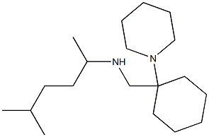 (5-methylhexan-2-yl)({[1-(piperidin-1-yl)cyclohexyl]methyl})amine Structure