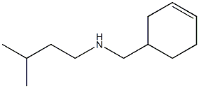 (cyclohex-3-en-1-ylmethyl)(3-methylbutyl)amine Structure