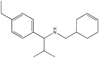 (cyclohex-3-en-1-ylmethyl)[1-(4-ethylphenyl)-2-methylpropyl]amine 구조식 이미지