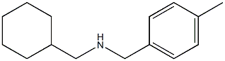 (cyclohexylmethyl)[(4-methylphenyl)methyl]amine Structure