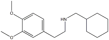 (cyclohexylmethyl)[2-(3,4-dimethoxyphenyl)ethyl]amine 구조식 이미지