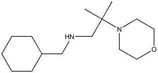 (cyclohexylmethyl)[2-methyl-2-(morpholin-4-yl)propyl]amine Structure