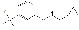 (cyclopropylmethyl)({[3-(trifluoromethyl)phenyl]methyl})amine Structure