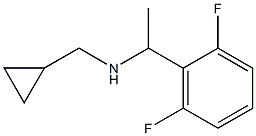 (cyclopropylmethyl)[1-(2,6-difluorophenyl)ethyl]amine Structure