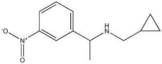 (cyclopropylmethyl)[1-(3-nitrophenyl)ethyl]amine Structure