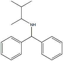 (diphenylmethyl)(3-methylbutan-2-yl)amine Structure