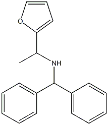 (diphenylmethyl)[1-(furan-2-yl)ethyl]amine Structure