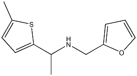 (furan-2-ylmethyl)[1-(5-methylthiophen-2-yl)ethyl]amine Structure