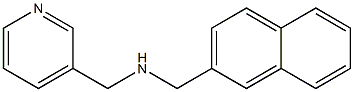 (naphthalen-2-ylmethyl)(pyridin-3-ylmethyl)amine 구조식 이미지