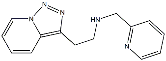 (pyridin-2-ylmethyl)(2-{[1,2,4]triazolo[3,4-a]pyridin-3-yl}ethyl)amine 구조식 이미지