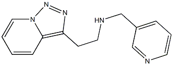 (pyridin-3-ylmethyl)(2-{[1,2,4]triazolo[3,4-a]pyridin-3-yl}ethyl)amine 구조식 이미지