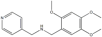 (pyridin-4-ylmethyl)[(2,4,5-trimethoxyphenyl)methyl]amine Structure