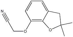 [(2,2-dimethyl-2,3-dihydro-1-benzofuran-7-yl)oxy]acetonitrile Structure