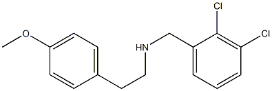 [(2,3-dichlorophenyl)methyl][2-(4-methoxyphenyl)ethyl]amine Structure