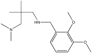 [(2,3-dimethoxyphenyl)methyl]({2-[(dimethylamino)methyl]-2-methylpropyl})amine Structure