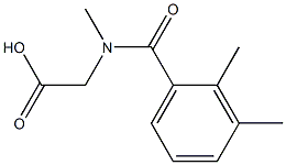 [(2,3-dimethylbenzoyl)(methyl)amino]acetic acid Structure