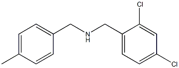 [(2,4-dichlorophenyl)methyl][(4-methylphenyl)methyl]amine Structure