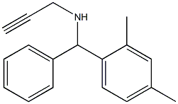 [(2,4-dimethylphenyl)(phenyl)methyl](prop-2-yn-1-yl)amine Structure