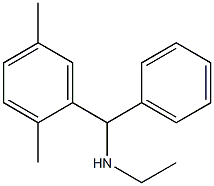 [(2,5-dimethylphenyl)(phenyl)methyl](ethyl)amine 구조식 이미지