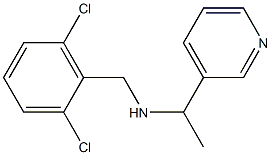 [(2,6-dichlorophenyl)methyl][1-(pyridin-3-yl)ethyl]amine Structure