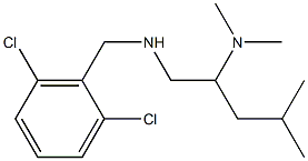 [(2,6-dichlorophenyl)methyl][2-(dimethylamino)-4-methylpentyl]amine Structure