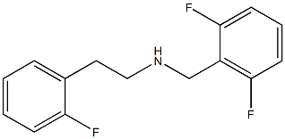 [(2,6-difluorophenyl)methyl][2-(2-fluorophenyl)ethyl]amine Structure