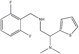 [(2,6-difluorophenyl)methyl][2-(dimethylamino)-2-(thiophen-2-yl)ethyl]amine 구조식 이미지