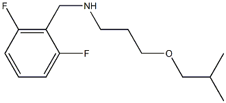 [(2,6-difluorophenyl)methyl][3-(2-methylpropoxy)propyl]amine 구조식 이미지