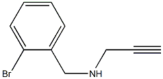 [(2-bromophenyl)methyl](prop-2-yn-1-yl)amine Structure