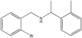 [(2-bromophenyl)methyl][1-(2-methylphenyl)ethyl]amine Structure