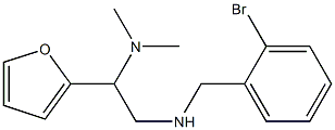 [(2-bromophenyl)methyl][2-(dimethylamino)-2-(furan-2-yl)ethyl]amine 구조식 이미지