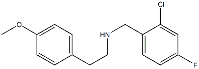 [(2-chloro-4-fluorophenyl)methyl][2-(4-methoxyphenyl)ethyl]amine Structure