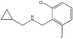 [(2-chloro-6-fluorophenyl)methyl](cyclopropylmethyl)amine Structure