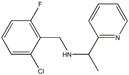 [(2-chloro-6-fluorophenyl)methyl][1-(pyridin-2-yl)ethyl]amine 구조식 이미지