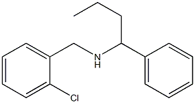 [(2-chlorophenyl)methyl](1-phenylbutyl)amine Structure