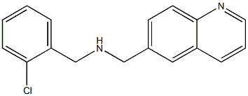 [(2-chlorophenyl)methyl](quinolin-6-ylmethyl)amine Structure